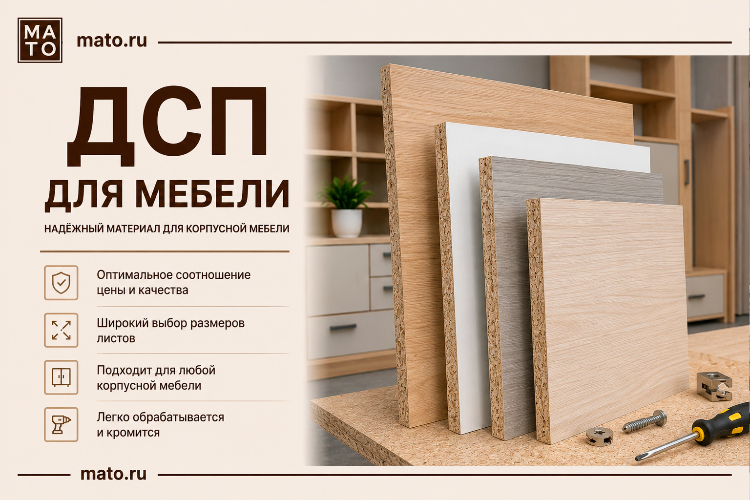 ДСП для мебели