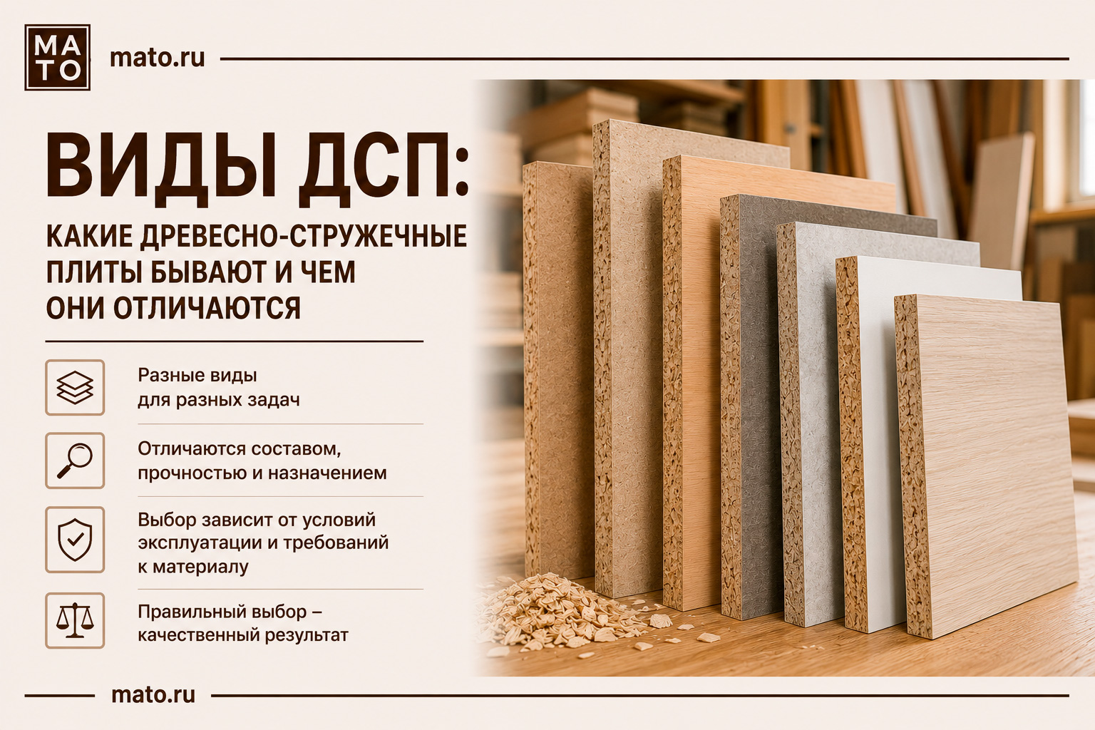Виды ДСП: какие древесно-стружечные плиты бывают и чем они отличаются